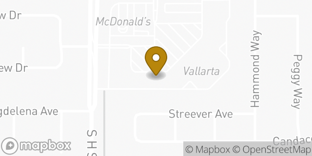 Map showing the location of Subway in Bakersfield, CA 93307