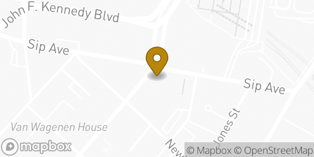 Map showing the location of 7-Eleven in Jersey City, NJ 07306