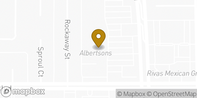 Map showing the location of Albertsons in Las Vegas, NV 89145