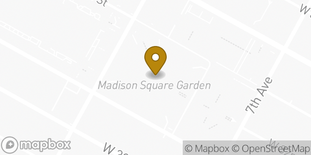 Map showing the location of Dunkin' in New York, NY 10001