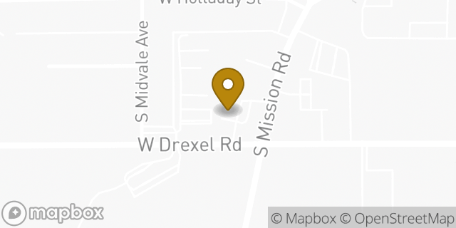 Map showing the location of Amazon Locker - Ivano in Tucson, AZ 85746