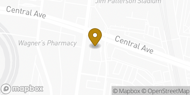 Map showing the location of Starbucks in Louisville, KY 40214