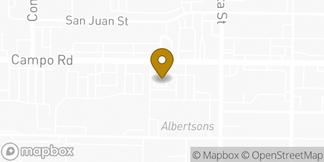 Map showing the location of Starbucks in Spring Valley, CA 91977