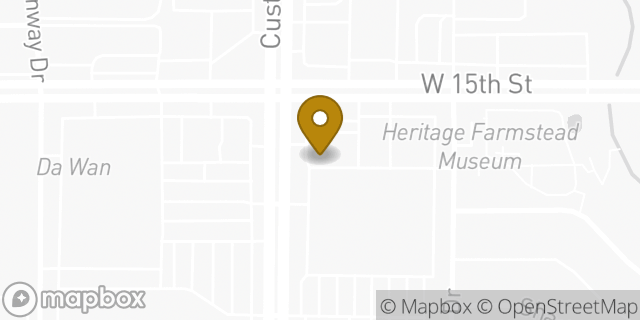 Map showing the location of The UPS Store in Plano, TX 75075