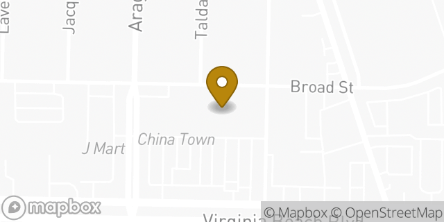 Map showing the location of Coinme in Virginia Beach, VA 23462