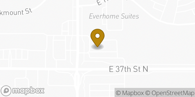 Map showing the location of QuikTrip in Wichita, KS 67226