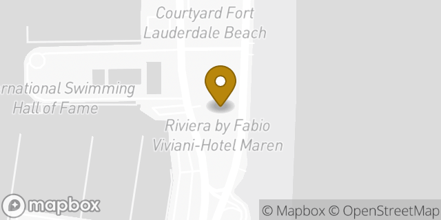 Map showing the location of Starbucks in Fort Lauderdale, FL 33316