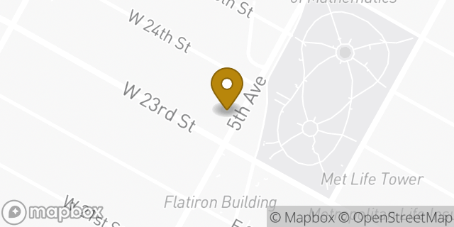Map showing the location of YETI in New York, NY 10010