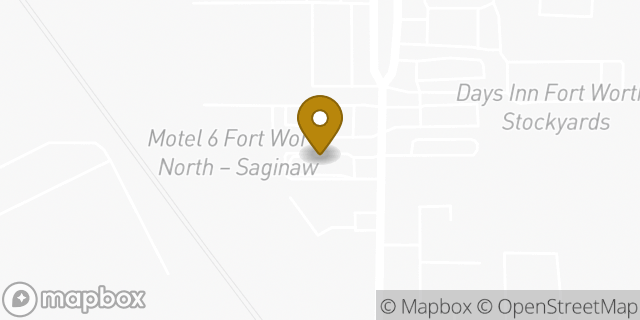 Map showing the location of McDonald's in Saginaw, TX 76106