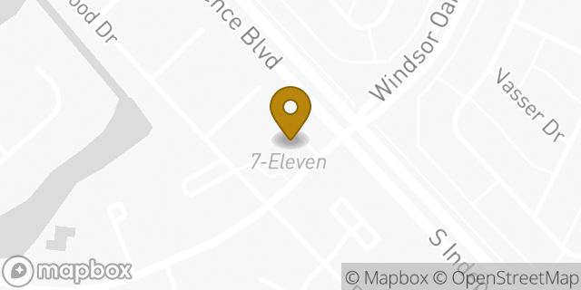 Map showing the location of 7-Eleven in Virginia Beach, VA 23462