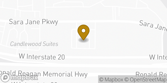 Map showing the location of Texas Roadhouse in Grand Prairie, TX 75052