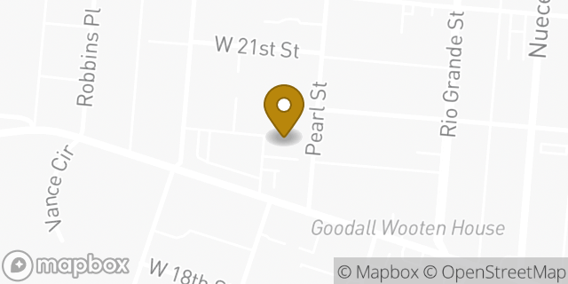 Map showing the location of Amazon Locker - Appistoki in Austin, TX 78705