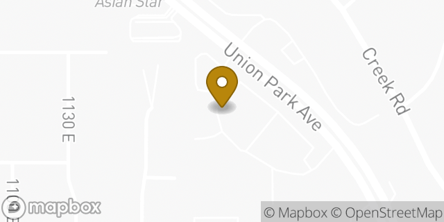 Map showing the location of Amazon Locker - Specialty in Midvale, UT 84047
