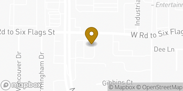 Map showing the location of Amazon Locker - Amory in Arlington, TX 76011