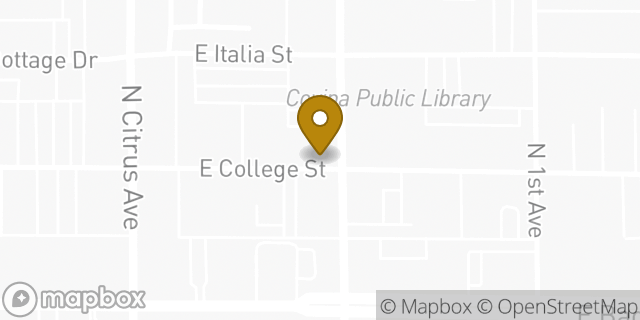 Map showing the location of Baskin-Robbins in Covina, CA 91723