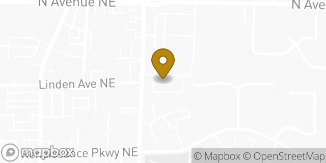 Map showing the location of Amazon Locker - Dingam in Atlanta, GA 30308