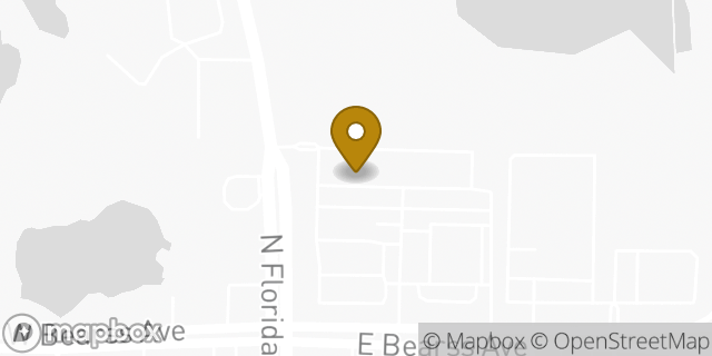 Map showing the location of The UPS Store in Tampa, FL 33613