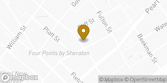 Map showing the location of Amazon Locker - Irons in New York, NY 10038