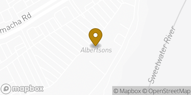 Map showing the location of Albertsons in El Cajon, CA 92019