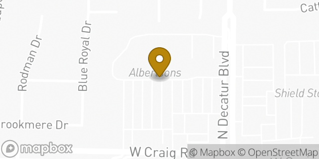 Map showing the location of Starbucks in Las Vegas, NV 89130