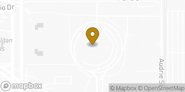 Map showing the location of Foot Locker in Las Vegas, NV 89109