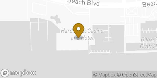 Map showing the location of Sugar Factory - Biloxi, MS in Biloxi, MS 39530