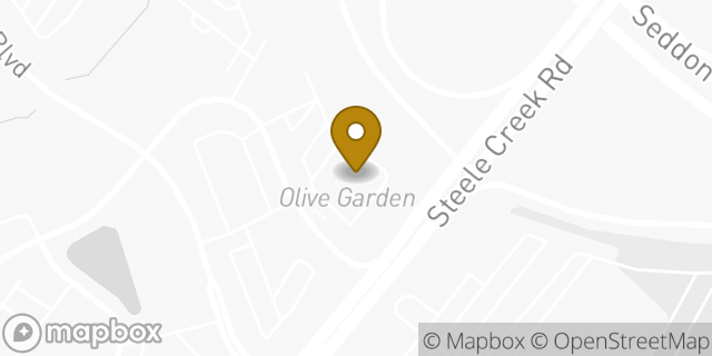 Map showing the location of Olive Garden in Charlotte, NC 28278