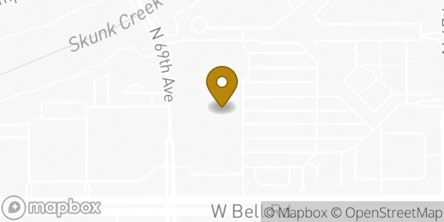Map showing the location of The Home Depot in Glendale, AZ 85308