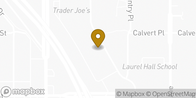 Map showing the location of Starbucks in North Hollywood, CA 91606