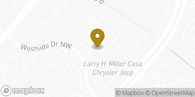 Map showing the location of Enterprise Rent-A-Car in Albuquerque, NM 87114