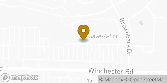 Map showing the location of Subway in Memphis, TN 38115
