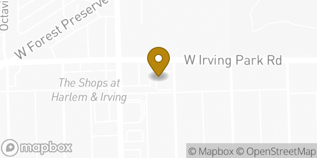 Map showing the location of Baskin-Robbins in Chicago, IL 60634