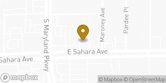 Map showing the location of EZPAWN in Las Vegas, NV 89104
