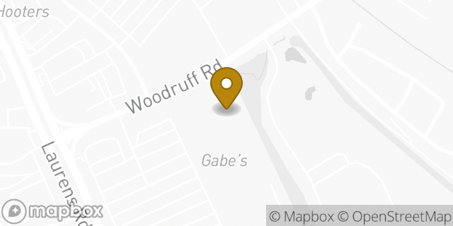 Map showing the location of Amazon Locker - Referee in Greenville, SC 29607