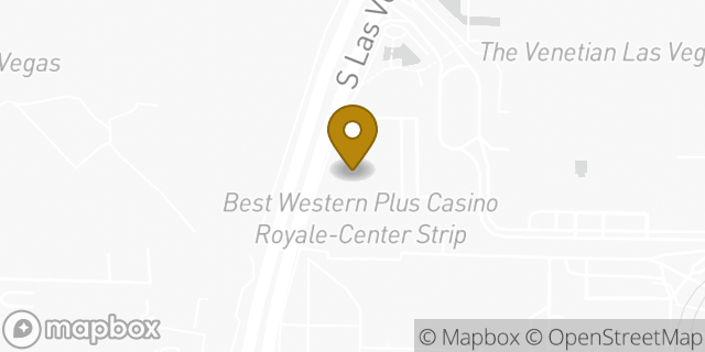 Map showing the location of Subway in Las Vegas, NV 89109