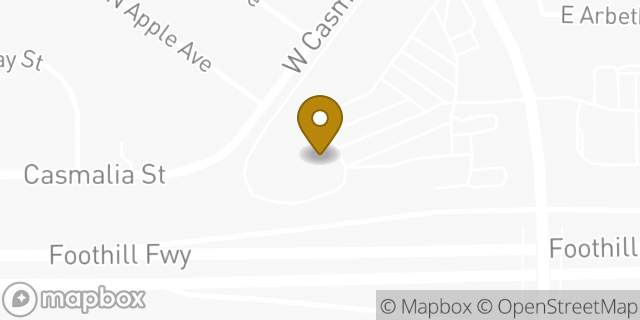 Map showing the location of Planet Fitness in Rialto, CA 92377