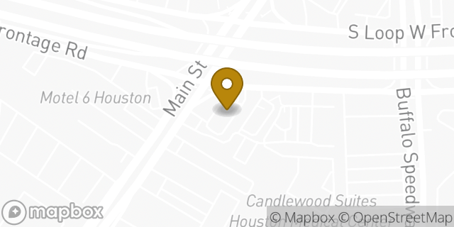 Map showing the location of Whataburger in Houston, TX 77025