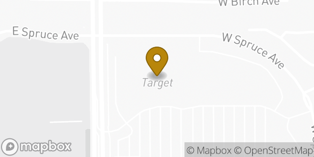 Map showing the location of Starbucks in Clovis, CA 93612