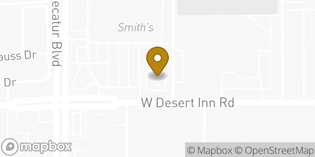 Map showing the location of Subway in Las Vegas, NV 89102