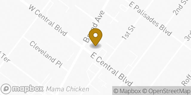 Map showing the location of Amazon Locker - Feed in Palisades Park, NJ 07650