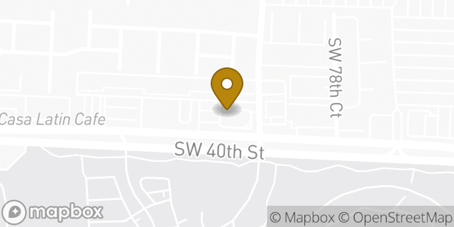 Map showing the location of McDonald's in Miami, FL 33155