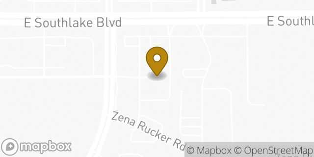 Map showing the location of HOTWORX in Southlake, TX 76092