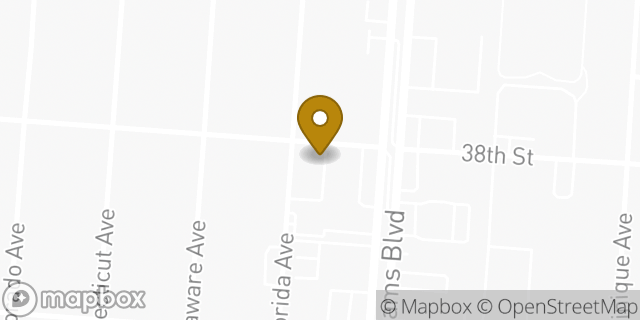Map showing the location of American Legion in Kenner, LA 70065