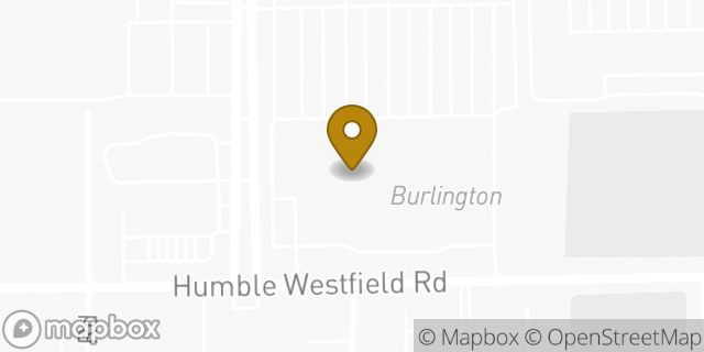 Map showing the location of Academy Sports + Outdoors in Humble, TX 77338