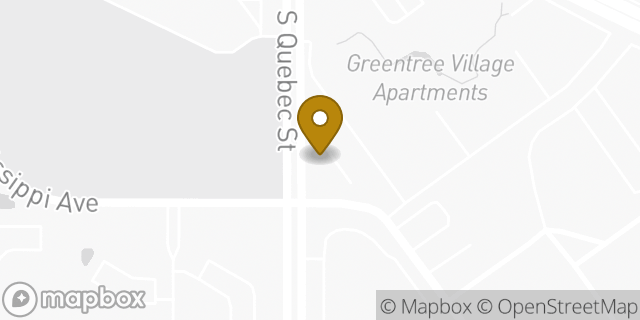 Map showing the location of Amazon Locker - Upsurge in Denver, CO 80231