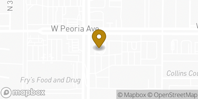 Map showing the location of McDonald's in Phoenix, AZ 85029