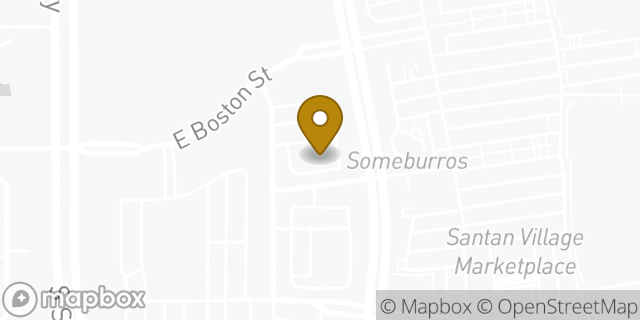 Map showing the location of S Market & E Boston in Gilbert, AZ 85295