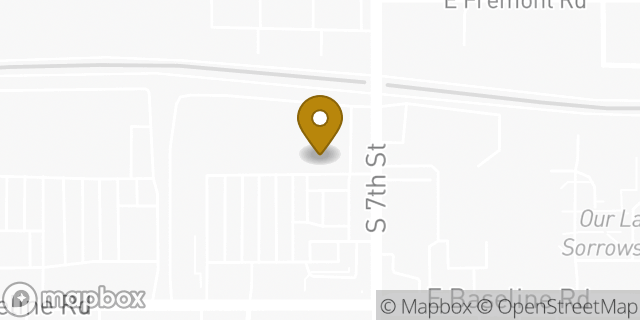 Map showing the location of Subway in Phoenix, AZ 85042
