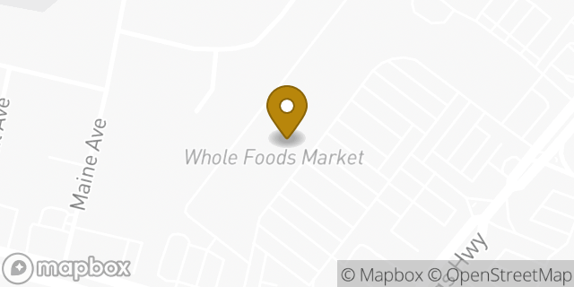 Map showing the location of Whole Foods Market in Cherry Hill, NJ 08034