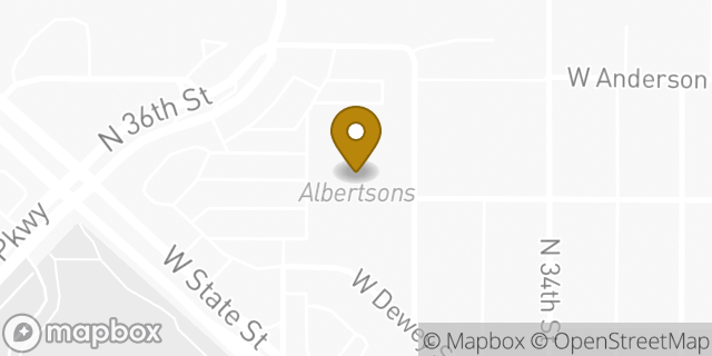 Map showing the location of Coinme in Boise, ID 83703